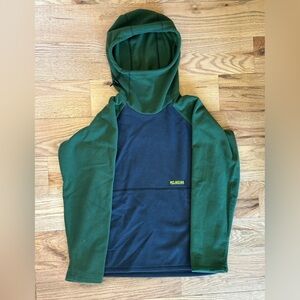 Melanzana Wind Pro Hoodie Women’s Green and Blue